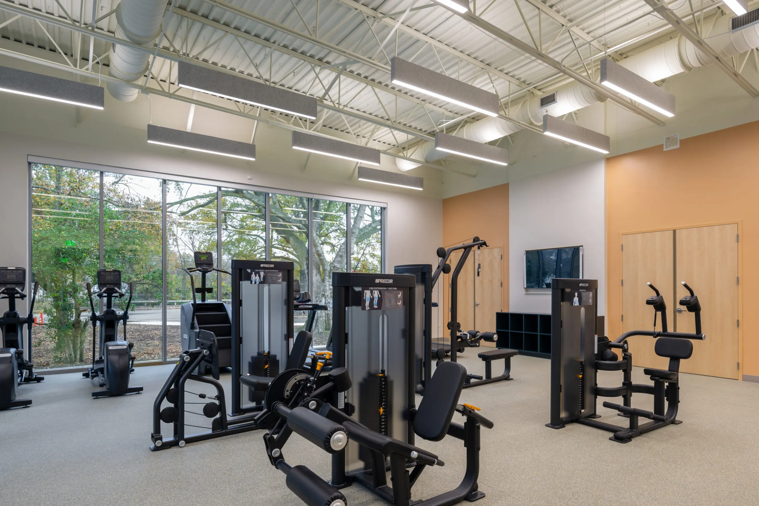 The fitness room