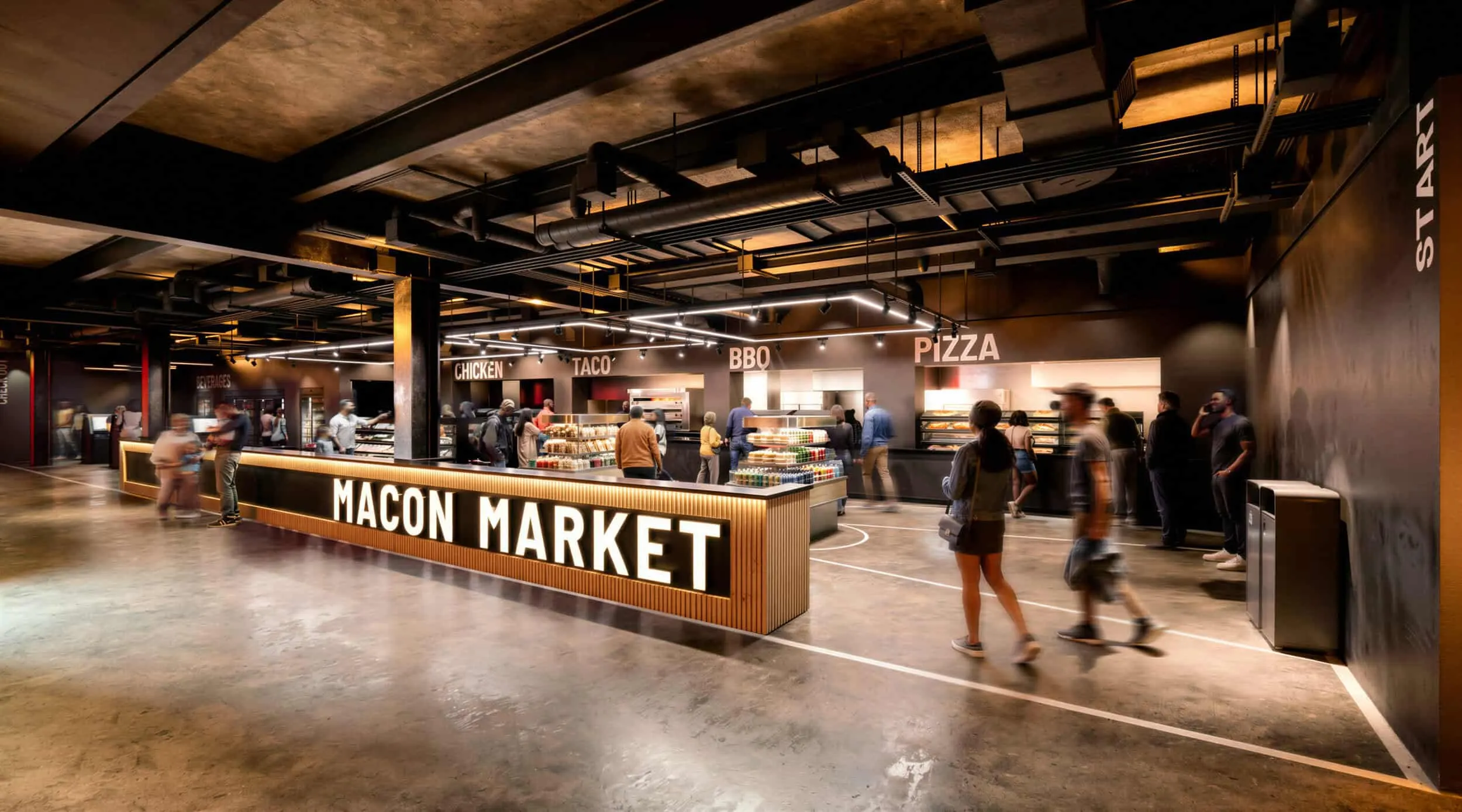 Rendering of the Macon Market concession stand