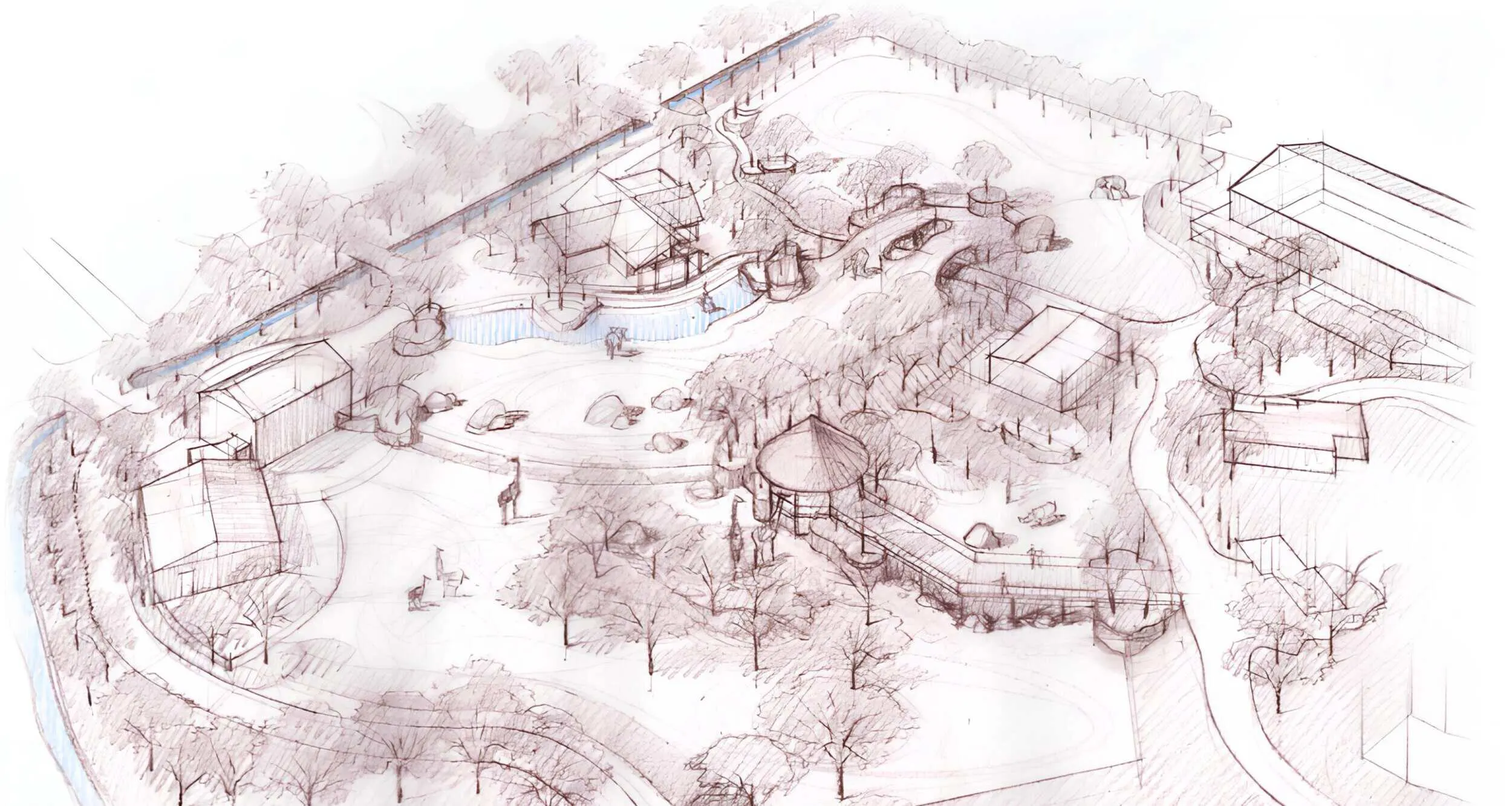 Concept plan sketch of the Africa expansion