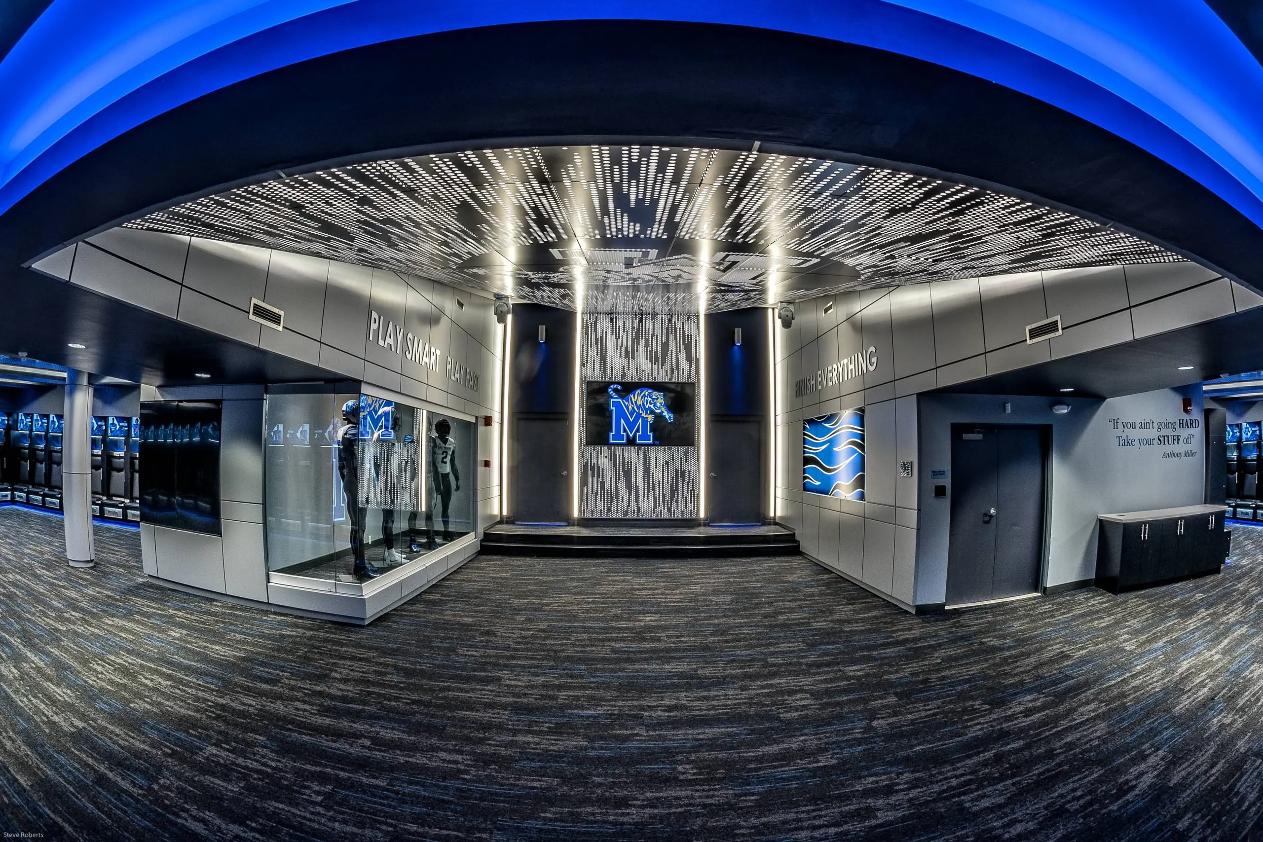 University of Memphis Football Locker Room